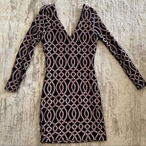Sexy long sleeve dress size medium from Charlotte Russse SEXY